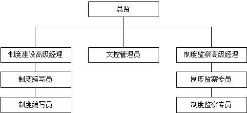 某百货公司制度管理部组织结构设计方案